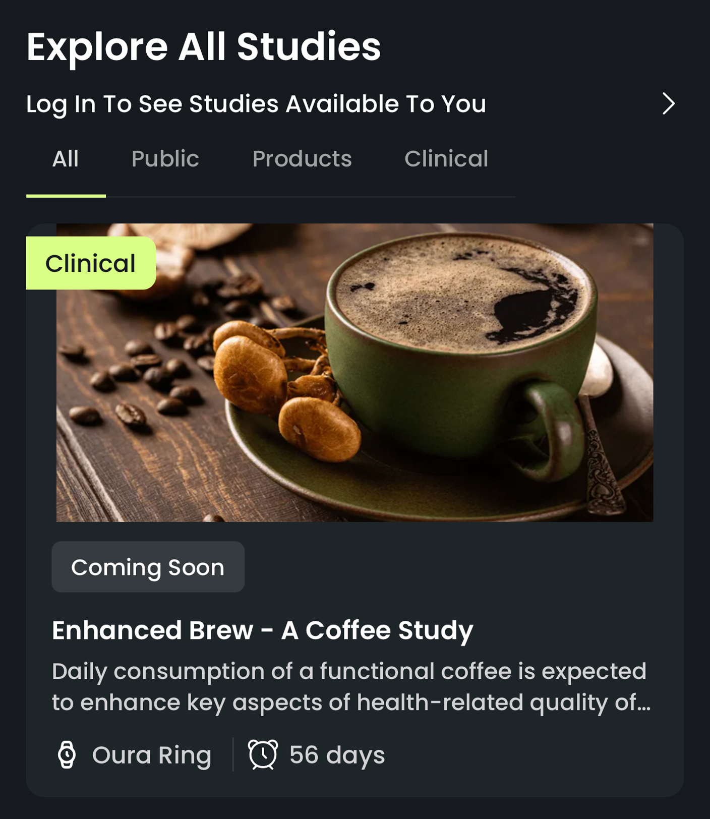 Reputable App - Studies Section